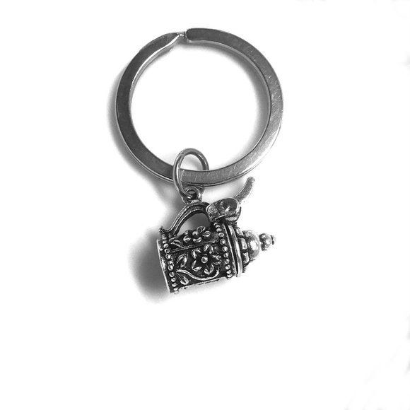 Miniature Beer Stein Mug Jug beer Lovers Beer Mug charm gift keyring Keychain - Picture 2 of 3